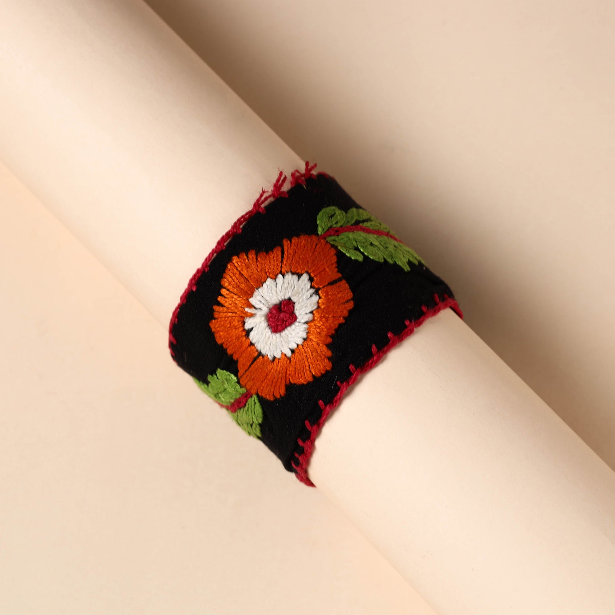 Hand Embroidered Chandi Mati Fridge Magnet 07