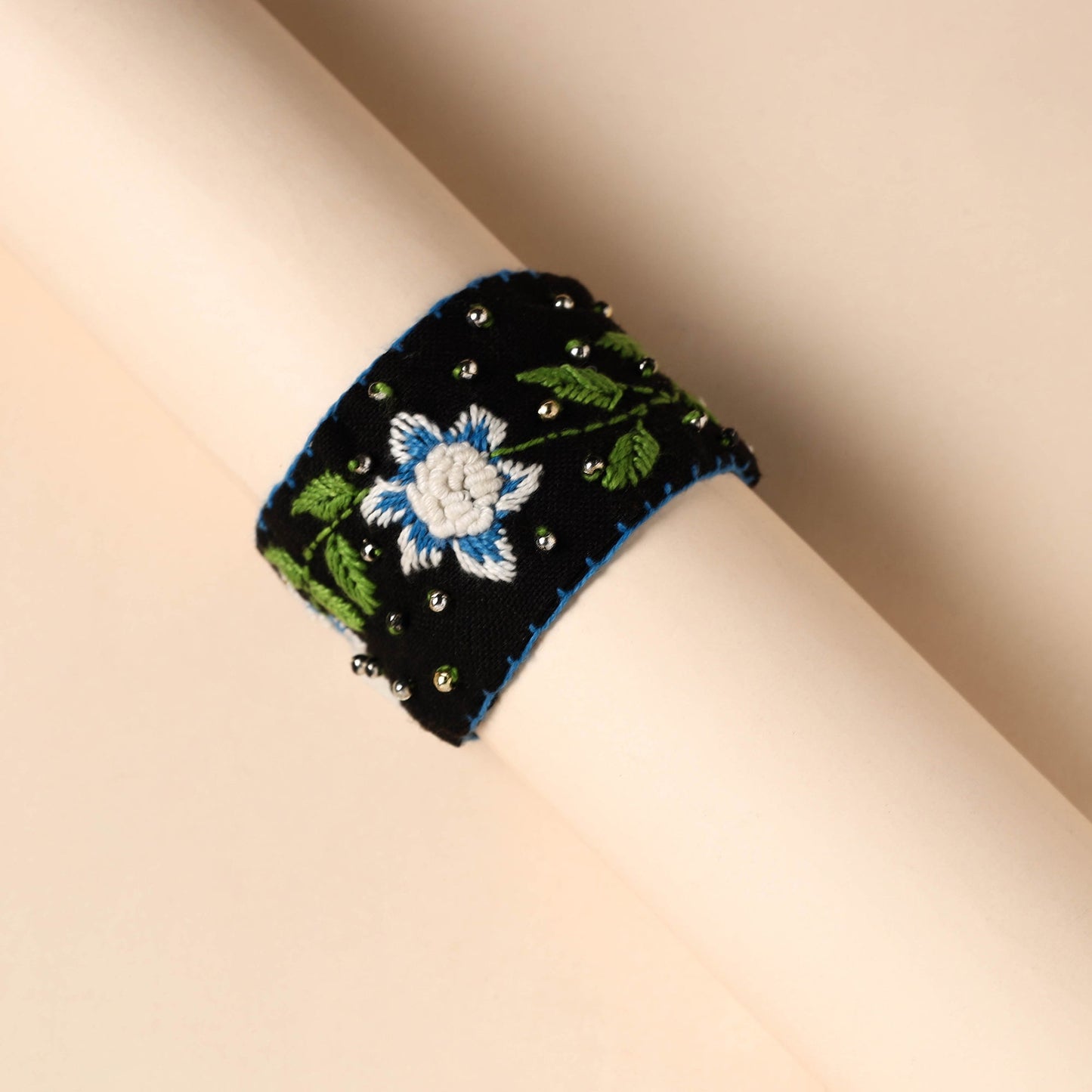 Buy Hand Embroidered Chandi Mati Boho Bracelet