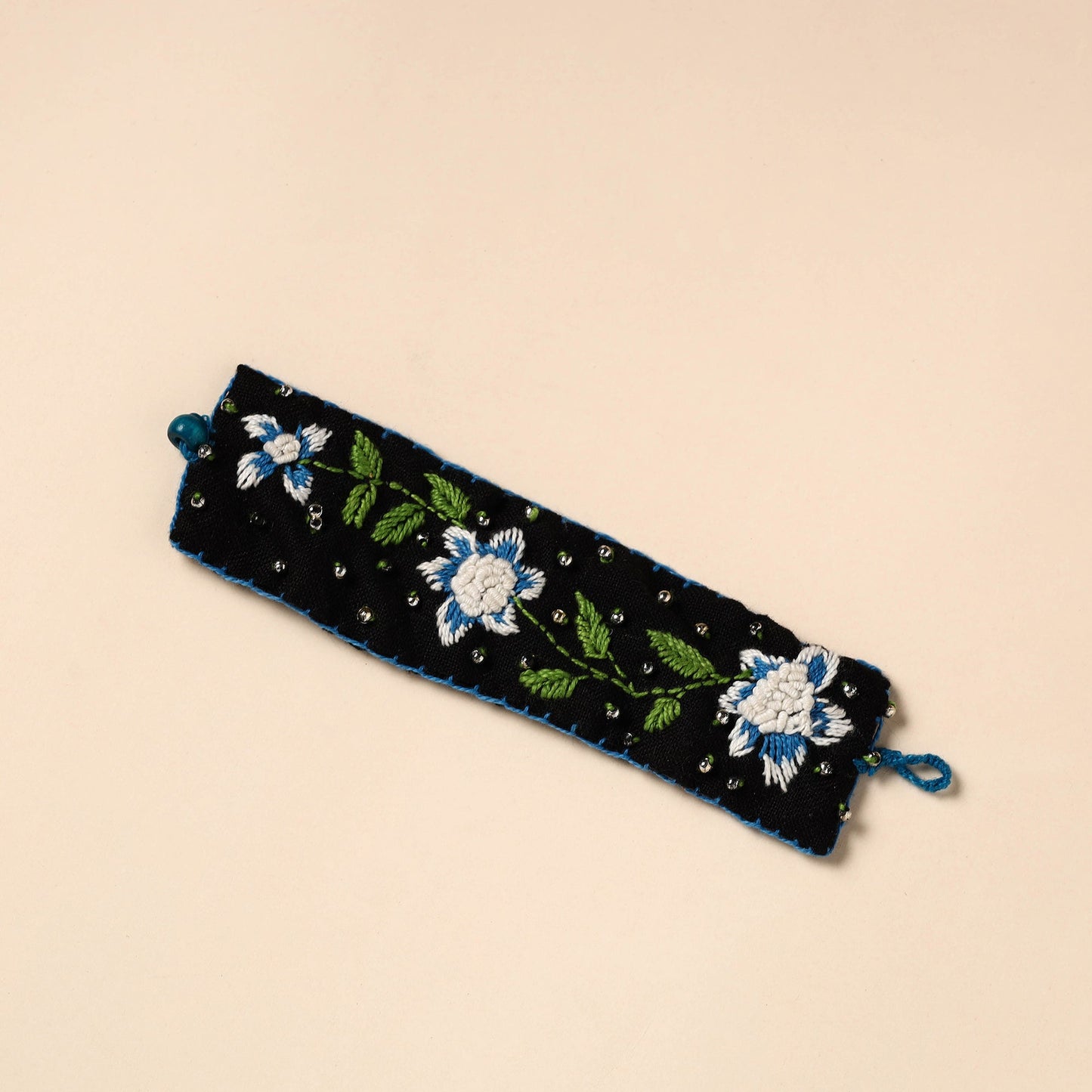 Buy Hand Embroidered Chandi Mati Boho Bracelet