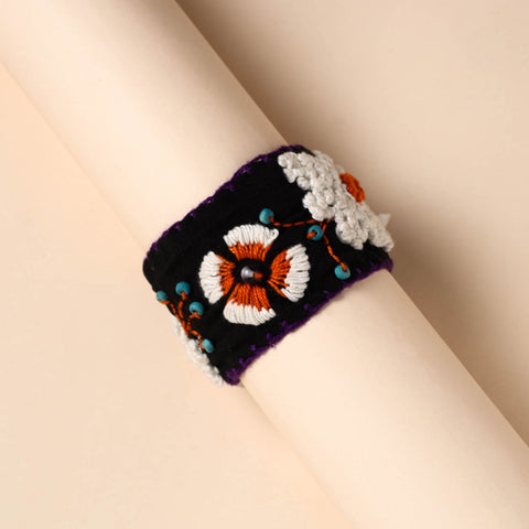 Buy Hand Embroidered Chandi Mati Boho Bracelet