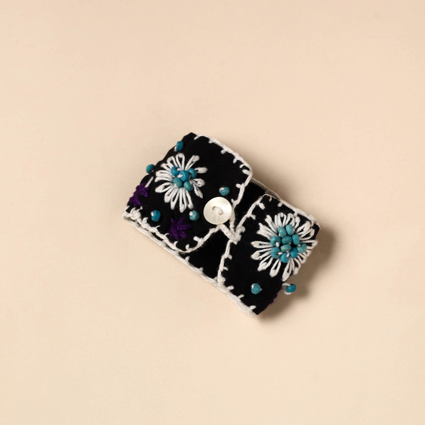 Buy Hand Embroidered Chandi Mati Boho Bracelet