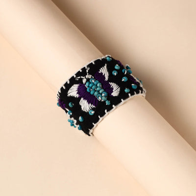 Buy Hand Embroidered Chandi Mati Boho Bracelet