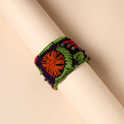 Buy Hand Embroidered Chandi Mati Boho Bracelet