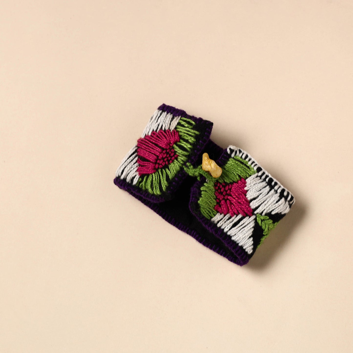 Buy Hand Embroidered Chandi Mati Boho Bracelet