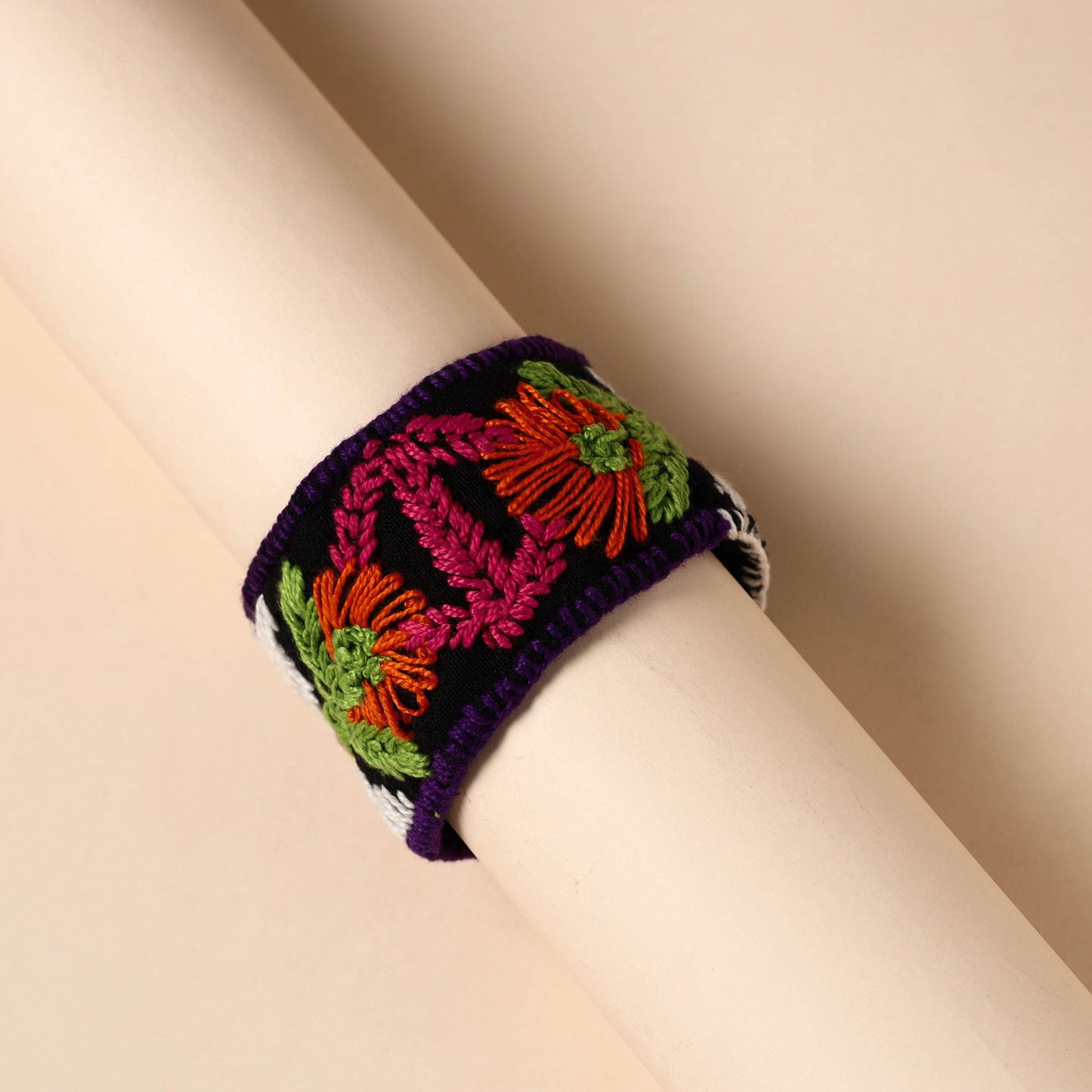 Buy Hand Embroidered Chandi Mati Boho Bracelet