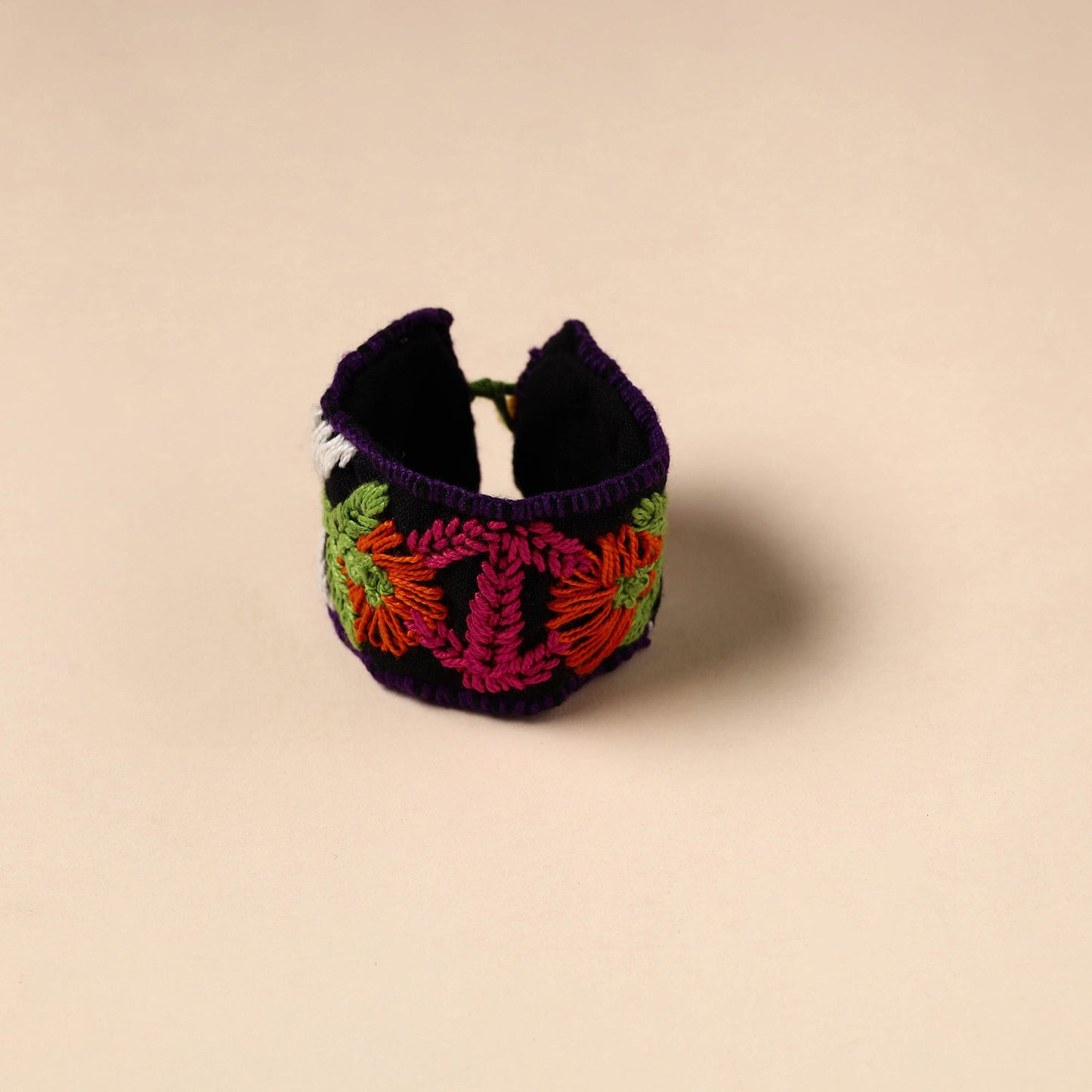 Buy Hand Embroidered Chandi Mati Boho Bracelet