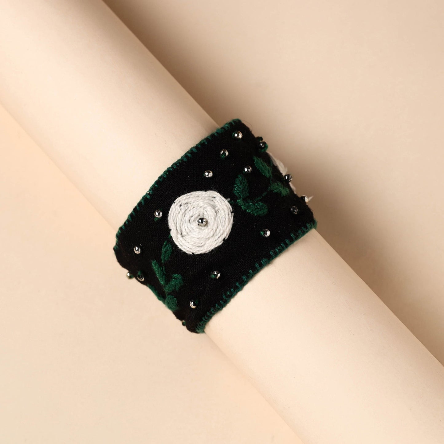 Buy Hand Embroidered Chandi Mati Boho Bracelet