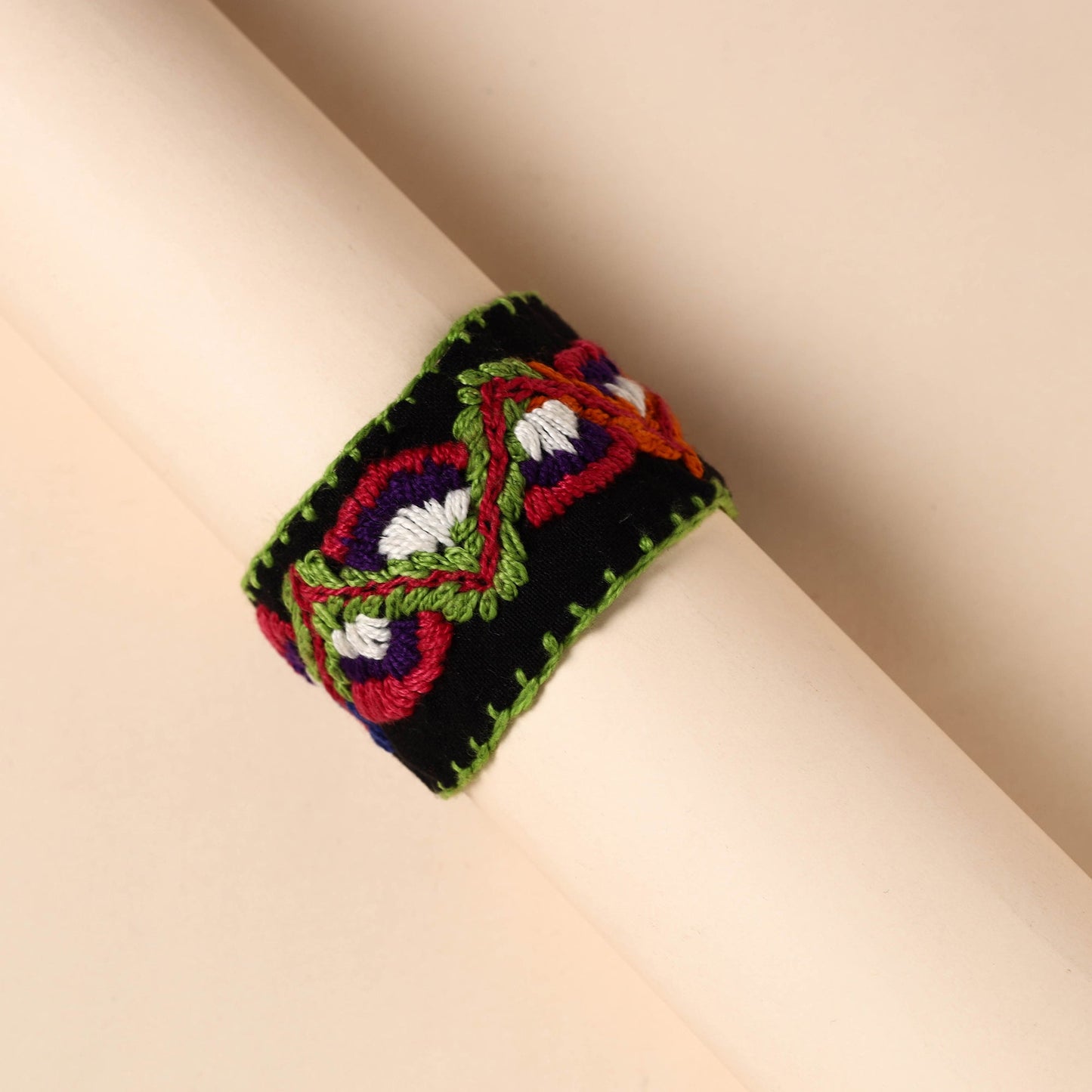 Buy Hand Embroidered Chandi Mati Boho Bracelet