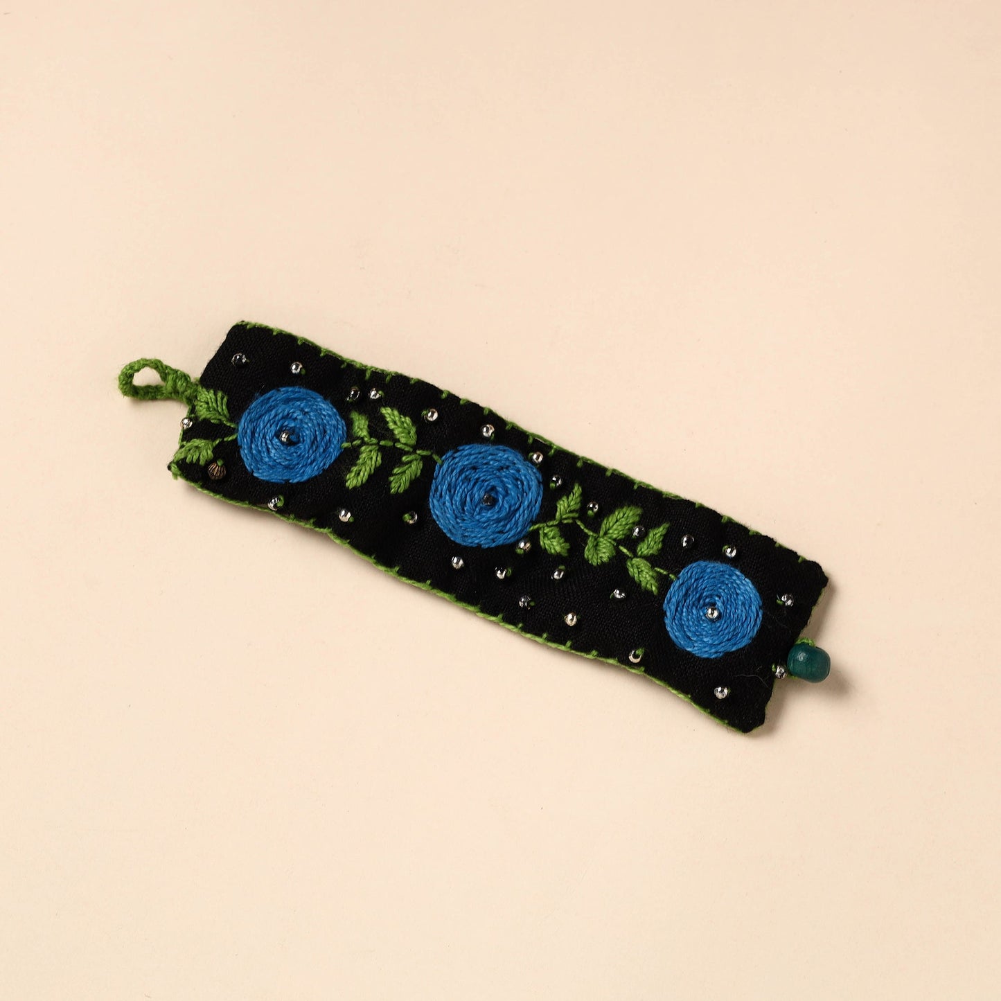 Buy Hand Embroidered Chandi Mati Boho Bracelet