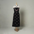 Black - hand embroidery cotton kashida kurta material