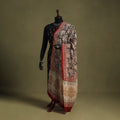 Black - hand mul cotton bagru dupatta 35 - handcrafted
