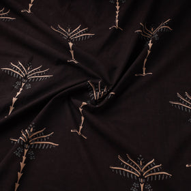 Hand natural dyed cotton fabric 50 - handcrafted