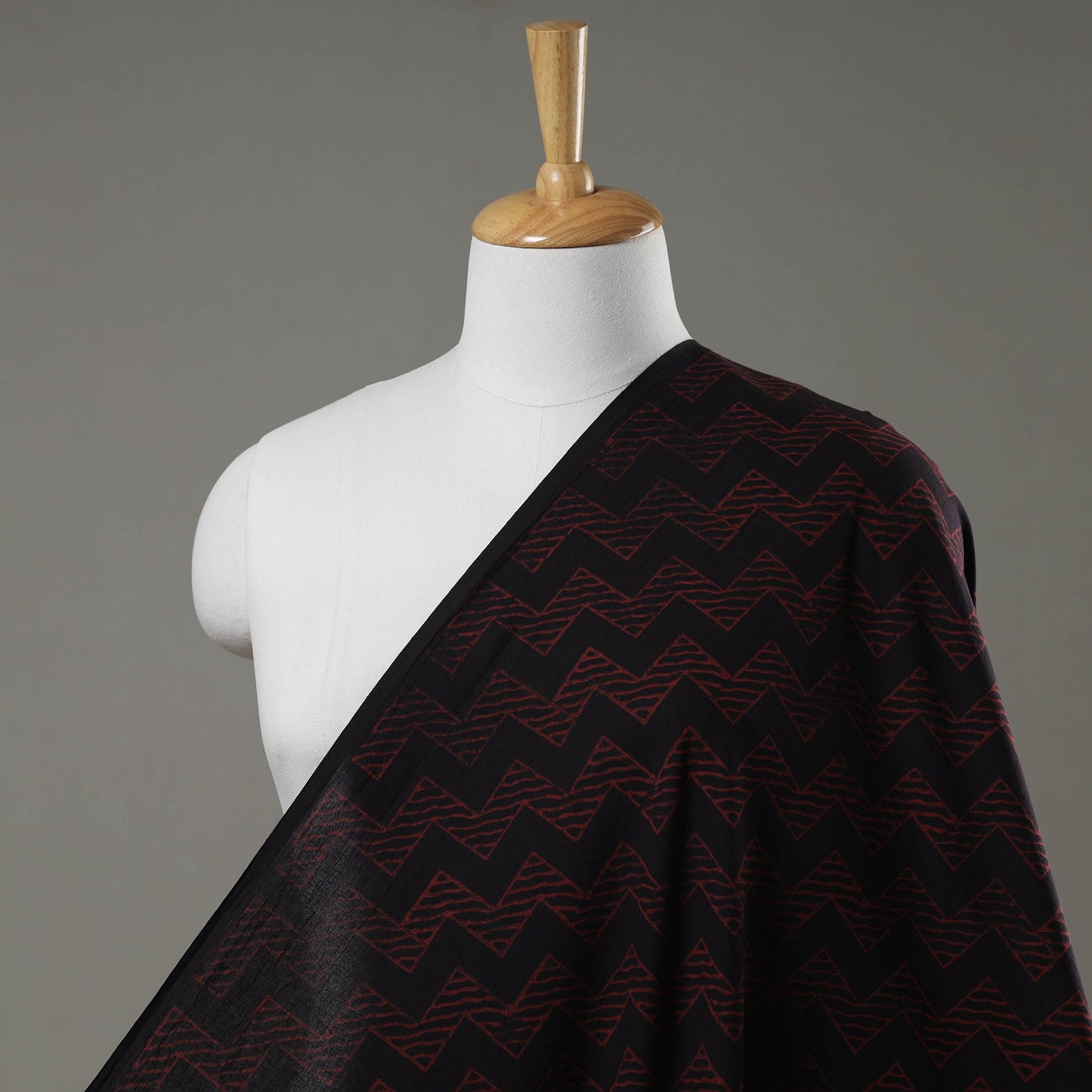  Hand Block Printed Cotton Akola Fabric