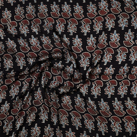  Ajrakh Hand Block Printed Modal Silk Precut Fabric  48 