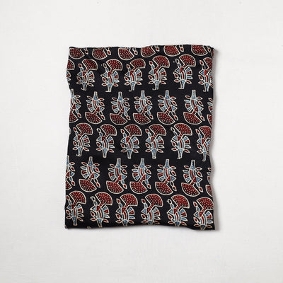  Ajrakh Hand Block Printed Modal Silk Precut Fabric  48 