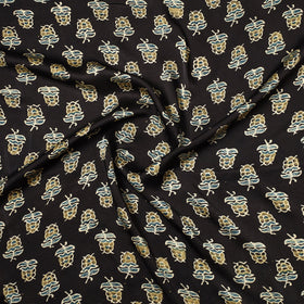  Ajrakh Hand Block Printed Modal Silk Precut Fabric  55 