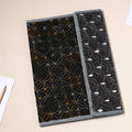Black Handcrafted Bengal Kantha Work File Folder