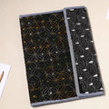 Black Handcrafted Bengal Kantha Work File Folder