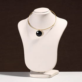  Handcrafted Brass Hasli Necklace with Meenakari Pendant 