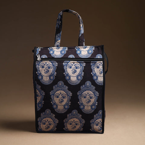 Black Handcrafted Cotton Shopping Bag 10