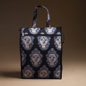 Black Handcrafted Cotton Shopping Bag 10