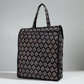 Black Handcrafted Cotton Shopping Bag 15