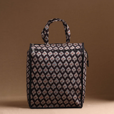 Black Handcrafted Cotton Shopping Bag 24