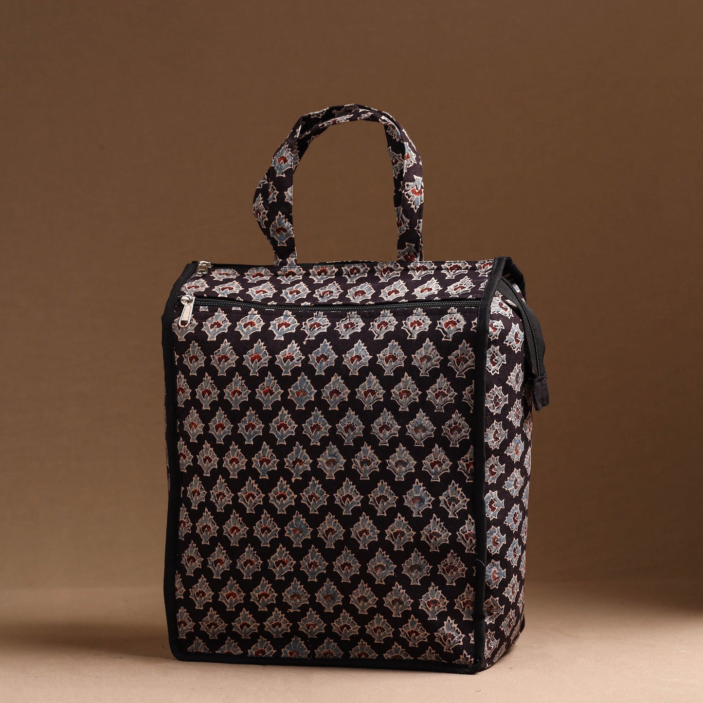 Black Handcrafted Cotton Shopping Bag 24