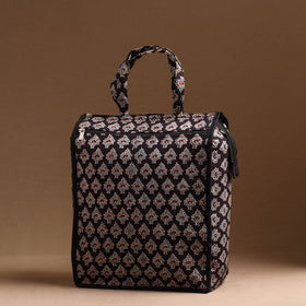 Black Handcrafted Cotton Shopping Bag 24