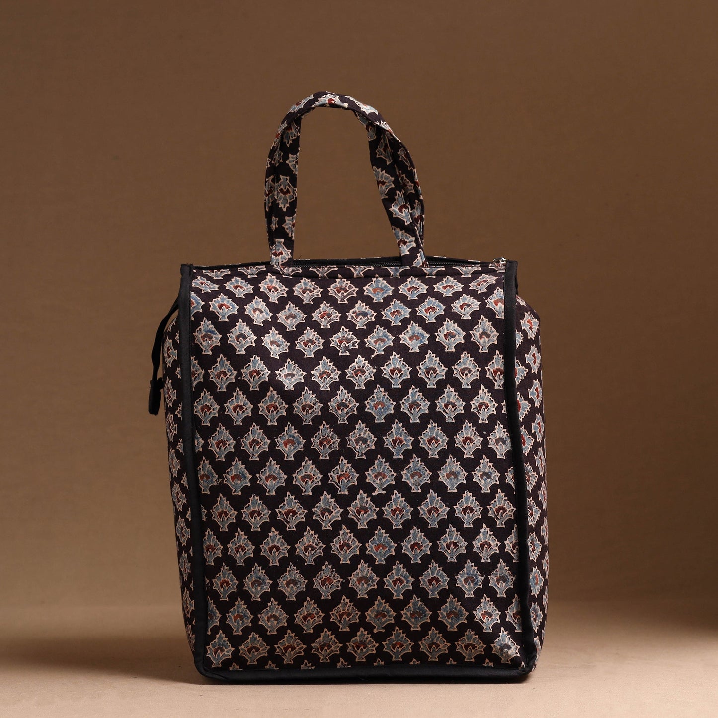 Black Handcrafted Cotton Shopping Bag 24