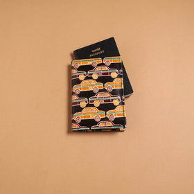 Handcrafted embossed leather passport cover 10