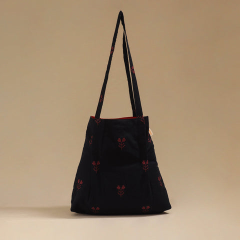 Handcrafted fabric jhola bag 04