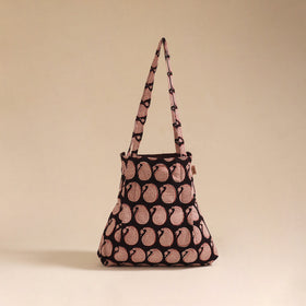 Handcrafted fabric jhola bag 116