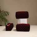 Handcrafted fabric toiletry bags (set of 3) 07