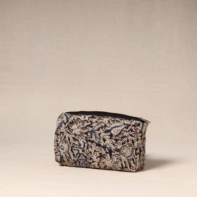 Brown - handcrafted fabric toiletry pouch 43