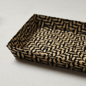 Black - handcrafted fabric valet tray (12 x 10 in) 24