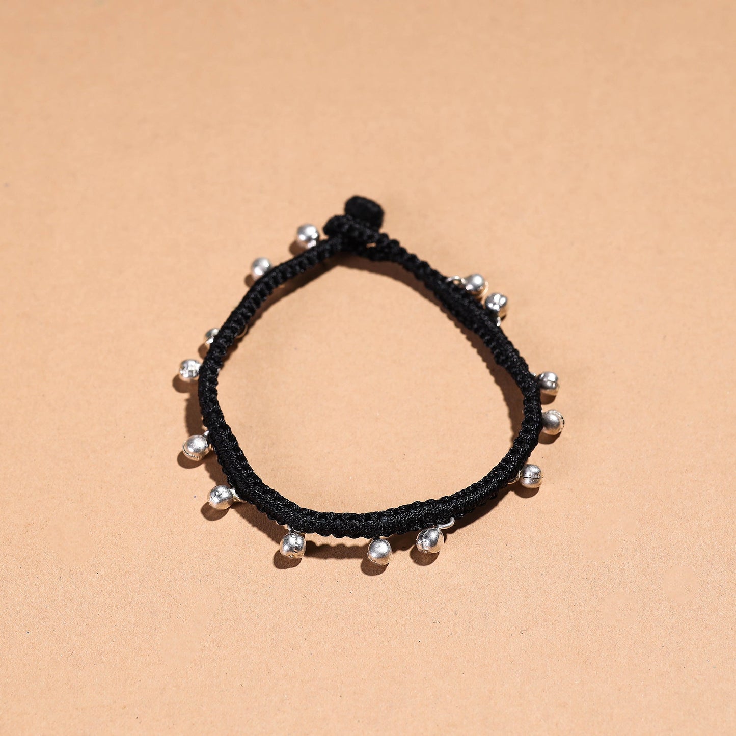 Handcrafted Ghungroo & Thread Work Patwa Anklet