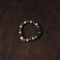 Black Handcrafted Glass Stone Bracelet