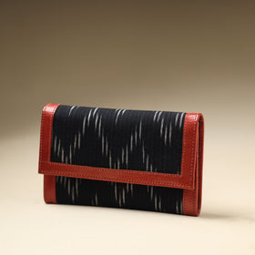  Handcrafted Ikat Weave Leather Wallet 