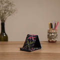 Handcrafted kantha hand embroidered mobile stand 02