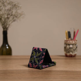 Handcrafted kantha hand embroidered mobile stand 02
