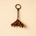  Black Handcrafted Kutch Hand Embroidery Keychain 