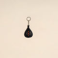 Black - handcrafted kutch leather keychain 13