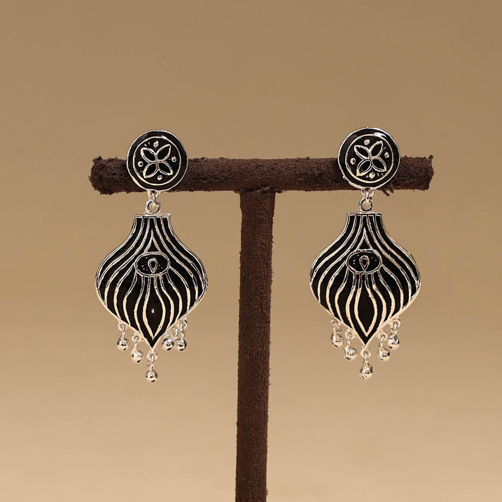 Handcrafted paka meenakari earrings 77