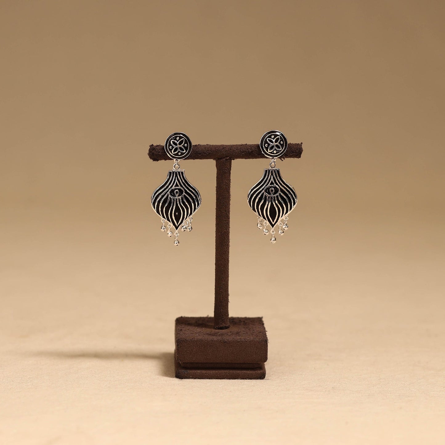 Handcrafted paka meenakari earrings 77