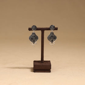 Handcrafted paka meenakari earrings 77