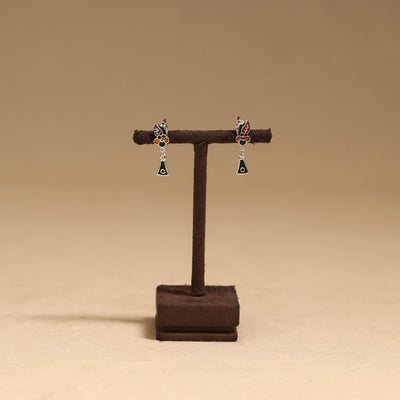 Handcrafted paka meenakari earrings 84