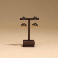 Handcrafted paka meenakari jhumki earrings 194