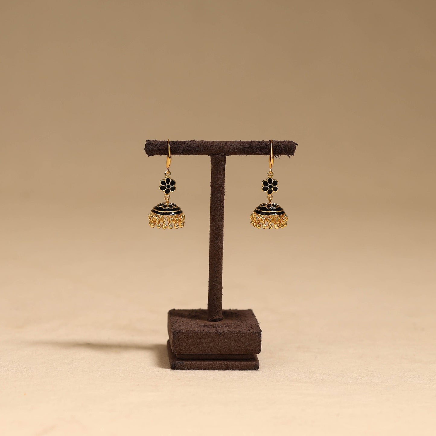 Handcrafted paka meenakari jhumki earrings 62