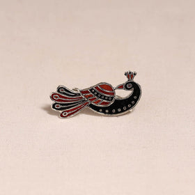 Handcrafted paka meenakari saree pin 209